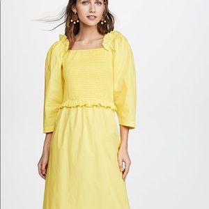 Yellow dress from Sea. Size 6. New with tags!
